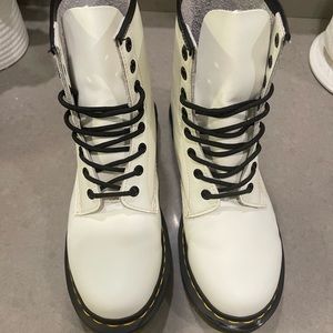 White Doc Martins